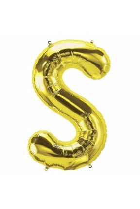 TOPTAN  16 INC FOLYO BALON HARF ALTIN S