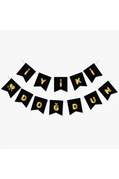 Toptan İyi Ki Doğdun Krem Kahverengi Banner Toptan İyi Ki Doğdun Krem Kahverengi Banner