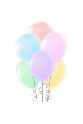 Toptan Makaron Renkli Balon 12 inc