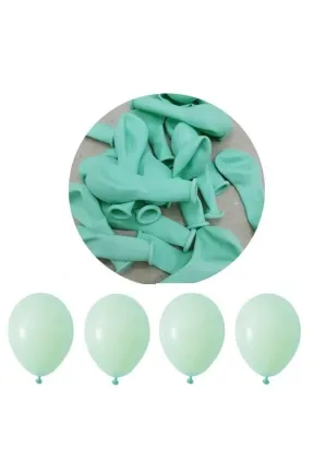 Toptan Pastel Su Yeşili Balon 5 inc 