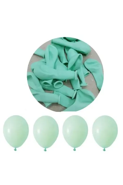 Toptan Pastel Su Yeşili Balon 5 inc