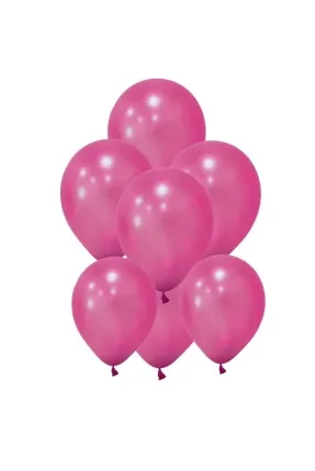 Toptan Metalik Fuşya Balon  12 inc