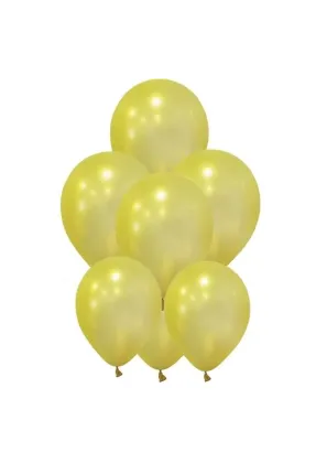 Toptan Metalik Sarı Balon  12 inc