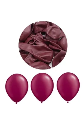 Toptan Pastel Bordo Balon 12 inc