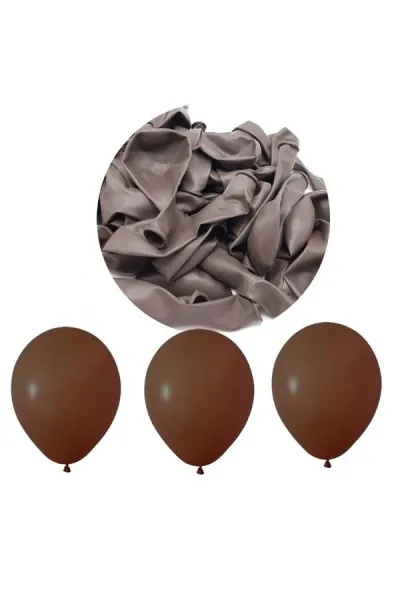 Toptan Pastel Kahverengi Balon 12 inc