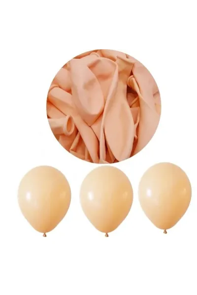 Toptan Pastel Somon Balon 12 inc