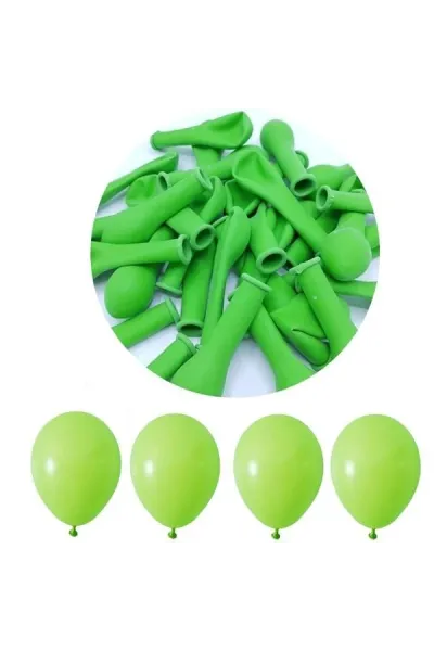 Toptan Pastel Mini Açık Yeşil Balon 5 İnc