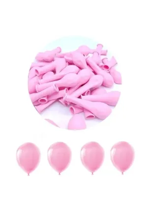 Toptan Pastel Mini Pembe Balon 5 İnc