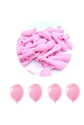 Toptan Pastel Mini Pembe Balon 5 İnc