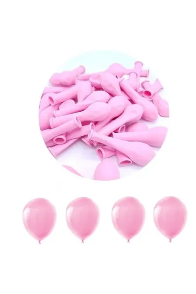 Toptan Pastel Mini Pembe Balon 5 İnc