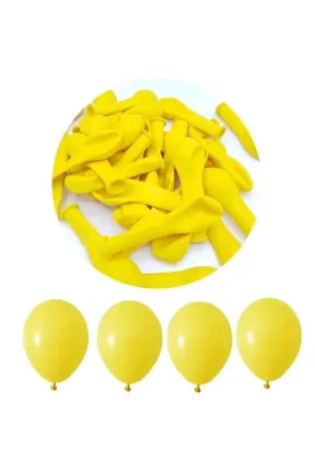 Toptan Pastel Mini Sarı Balon 5 inc 