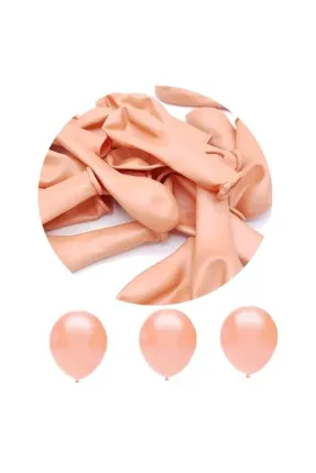 Toptan Metalik Mini Somon Balon 5 inc