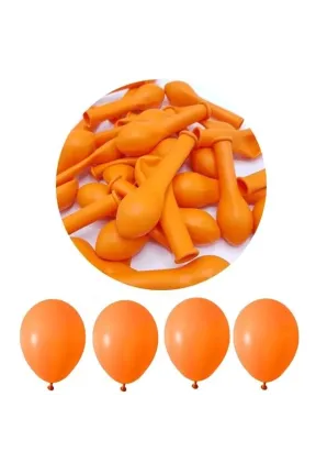 Toptan Pastel Mini Turuncu Balon 5 İnc 