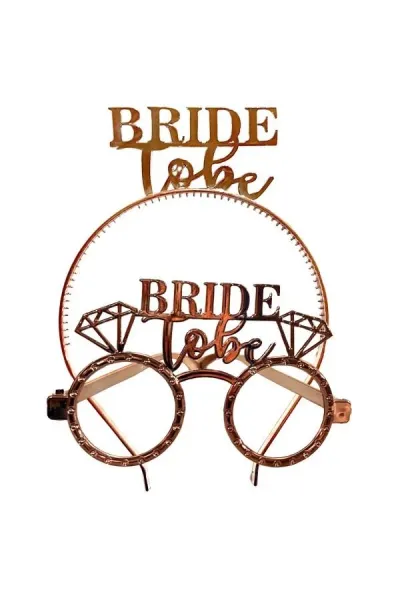 MİKA TAÇ GÖZLÜK BRİDE TO BE ROSEGOLD