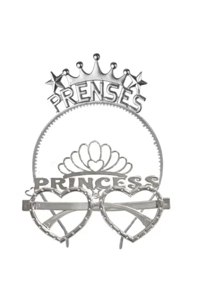 MİKA TAÇ GÖZLÜK PRENSES GÜMÜŞ