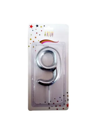 BÜYÜK BOY 9 RAKAM GOLD MUM 13,5CM