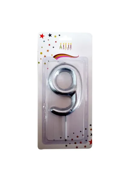 BÜYÜK BOY 9 RAKAM GOLD MUM 13,5CM