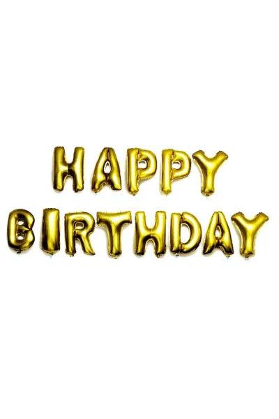 HAPPY BİRTHDAY GÜMÜŞ SET BALON