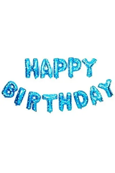 HAPPY BİRTHDAY MAVİ SET BALON