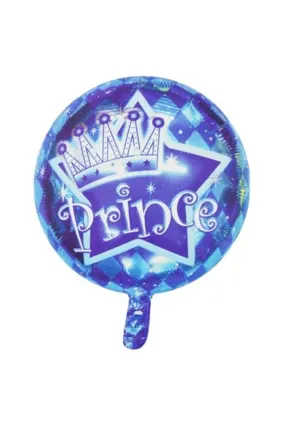 18 INC YUVARLAK PRİNCE FOLYO BALON 43*43