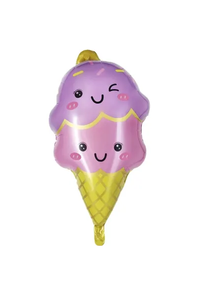 KÜLAH DONDURMA PEMBE FOLYO BALON 39,5*68,5