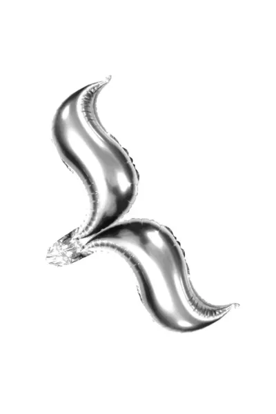 KUYRUK GÜMÜŞ 2 Lİ FOLYO BALON