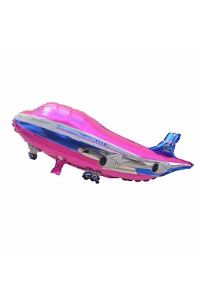 UÇAK PEMBE FOLYO BALON 79*48