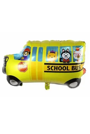 SCHOOL BUS FOLYO BALON