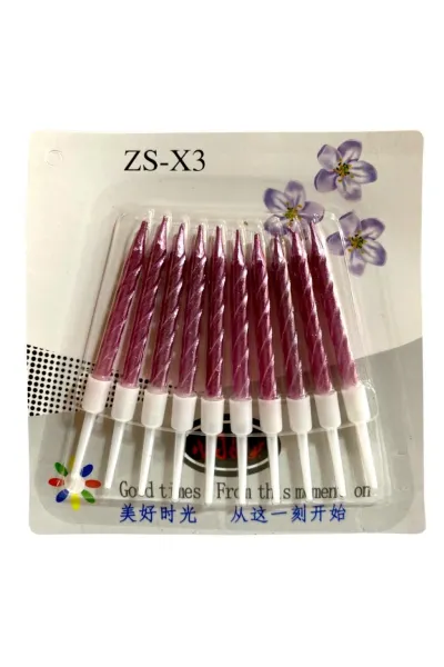 10 LU BURGULU PEMBE MUM 7.5CM