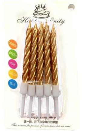 10 LU KÜÇÜK BURGULU ROSEGOLD MUM 7.5 CM