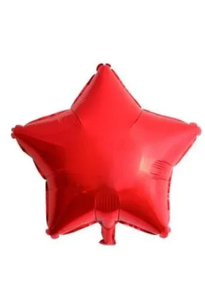 24 İNC YILDIZ KIRMIZI RENK FOLYO BALON