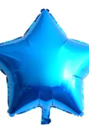 24 İNC YILDIZ MAVİ RENK FOLYO BALON