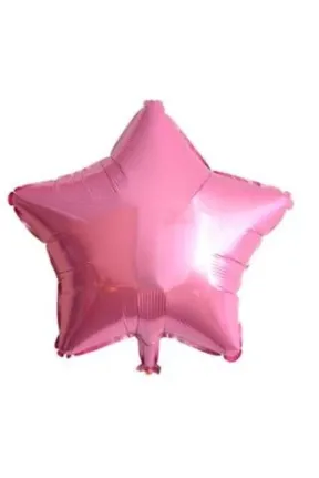 24 İNC YILDIZ PEMBE RENK FOLYO BALON
