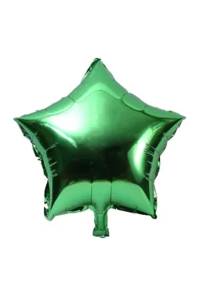 24 İNC YILDIZ YEŞİL RENK FOLYO BALON