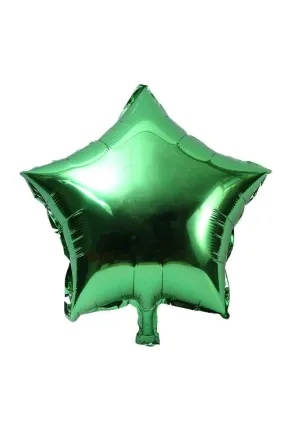 24 İNC YILDIZ YEŞİL RENK FOLYO BALON