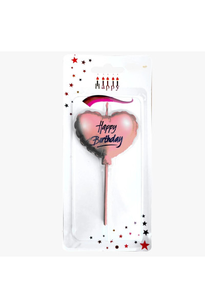 HAPPY BİRTHDAY KALP ROSEGOLD MUM