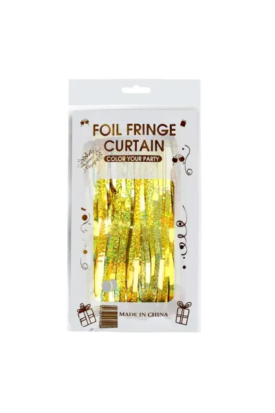 İTHAL METALİZE HOLOGRAM GOLD ARKA PLAN PERDESİ