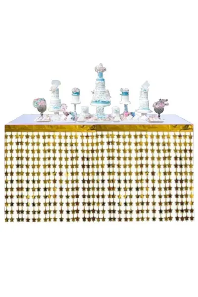 METALİZE YILDIZ GOLD MASA ETEĞİ