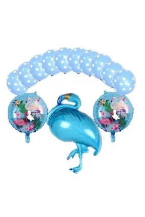 FLAMİNGO MAVİ (LATEX) SET BALON