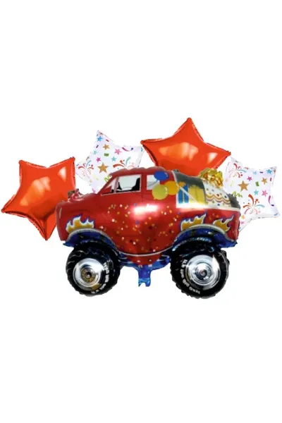 RALLY JEEP 5 Lİ SET FOLYO BALON