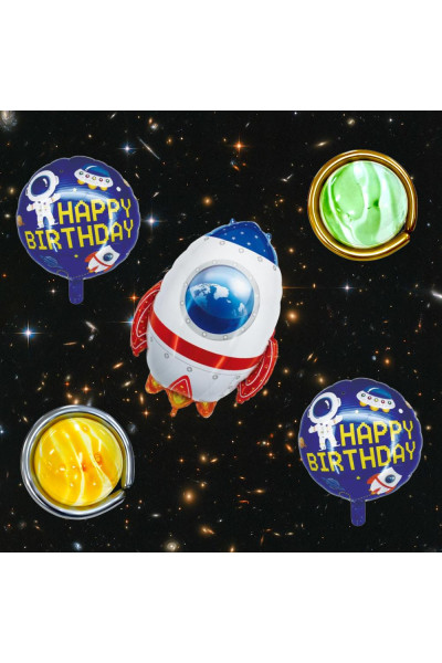 UZAY MEKİĞİ SET FOLYO BALON