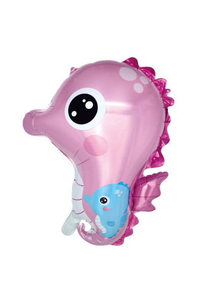 DENİZ ATI PEMBE FOLYO BALON 53,5*65