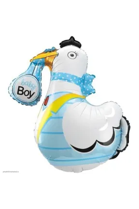 TAVUK MAVİ FOLYO BALON