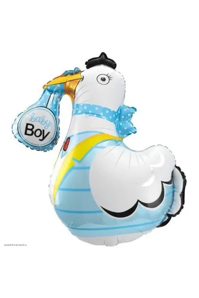 TAVUK MAVİ FOLYO BALON