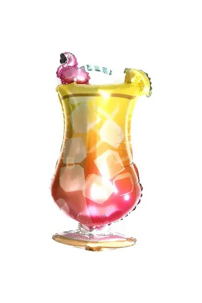 FLAMİNGO KOKTEYL BARDAK FOLYO BALON 38,5*83