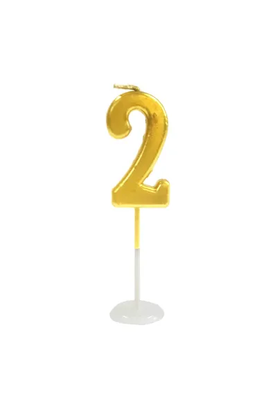 KÜÇÜK BOY 2 RAKAM GOLD MUM 8CM