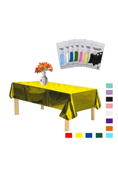 METALİZE GOLD MASA ÖRTÜSÜ