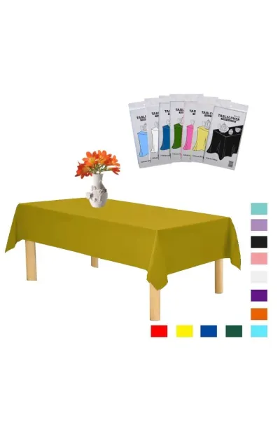 PLASTİK GOLD MASA ÖRTÜSÜ