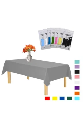 PLASTİK GÜMÜŞ MASA ÖRTÜSÜ