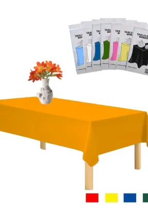 PLASTİK HARDAL SARISI MASA ÖRTÜSÜ PLASTİK HARDAL SARISI MASA ÖRTÜSÜ